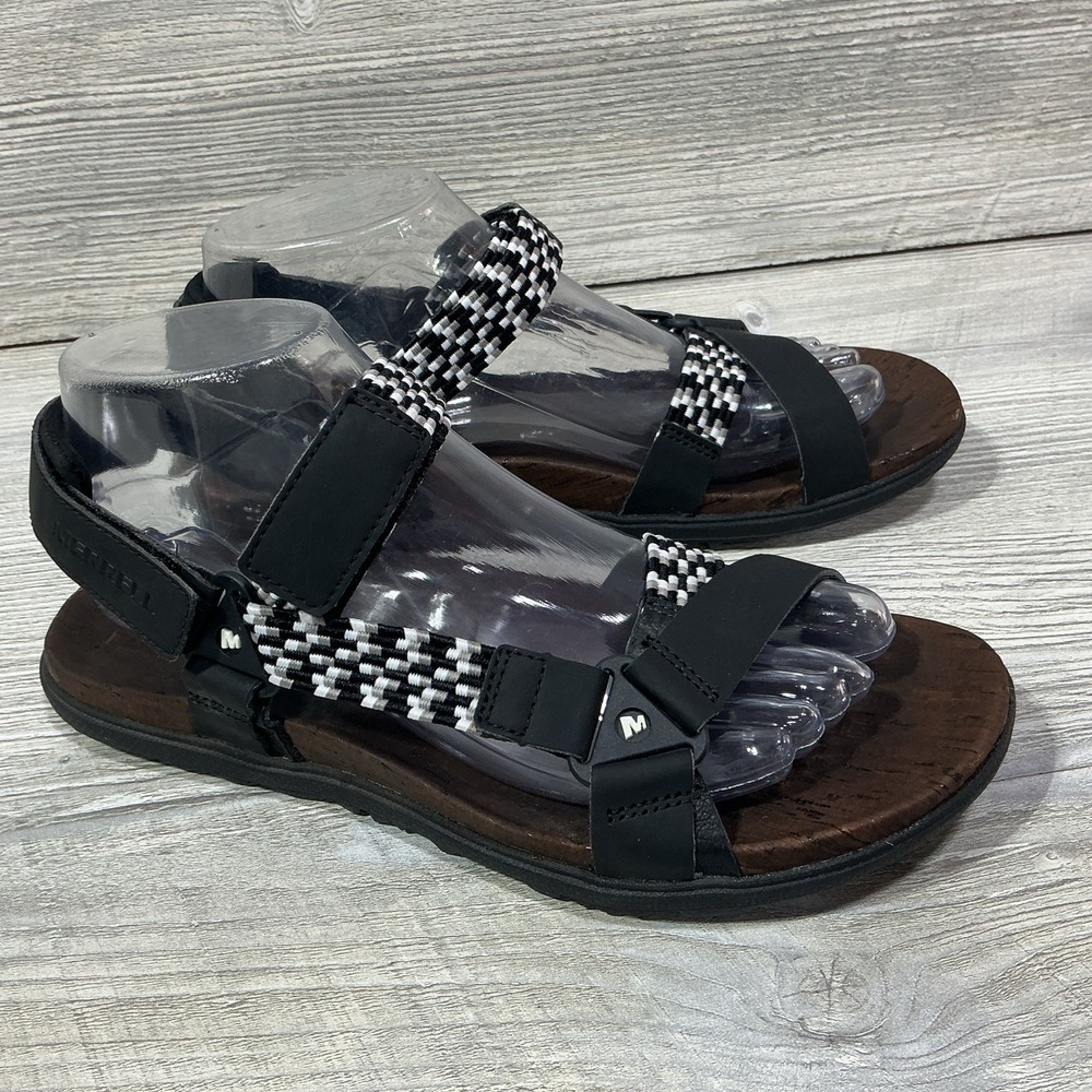 Merrell Sandals Womens US 8 Around Town Sunvue Back Strap Comfort Casual Strappy
